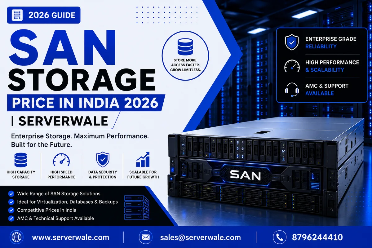 SAN Storage Price in India 2026 | Serverwale