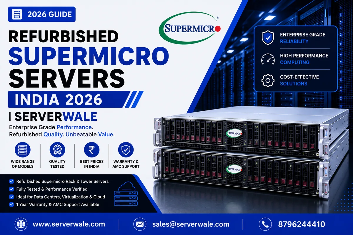 Refurbished Supermicro Servers India 2026 | Serverwale