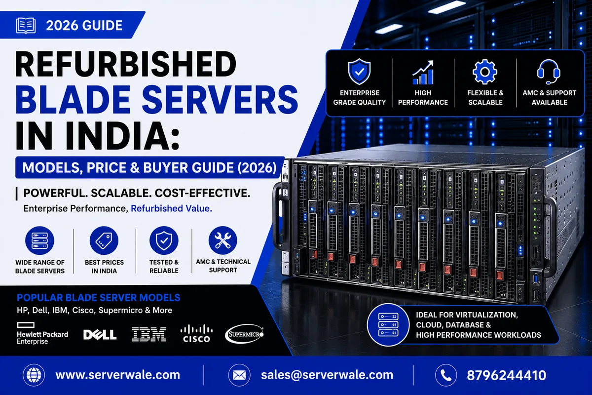 Refurbished Blade Servers in India: Models, Price & Buyer Guide (2026)