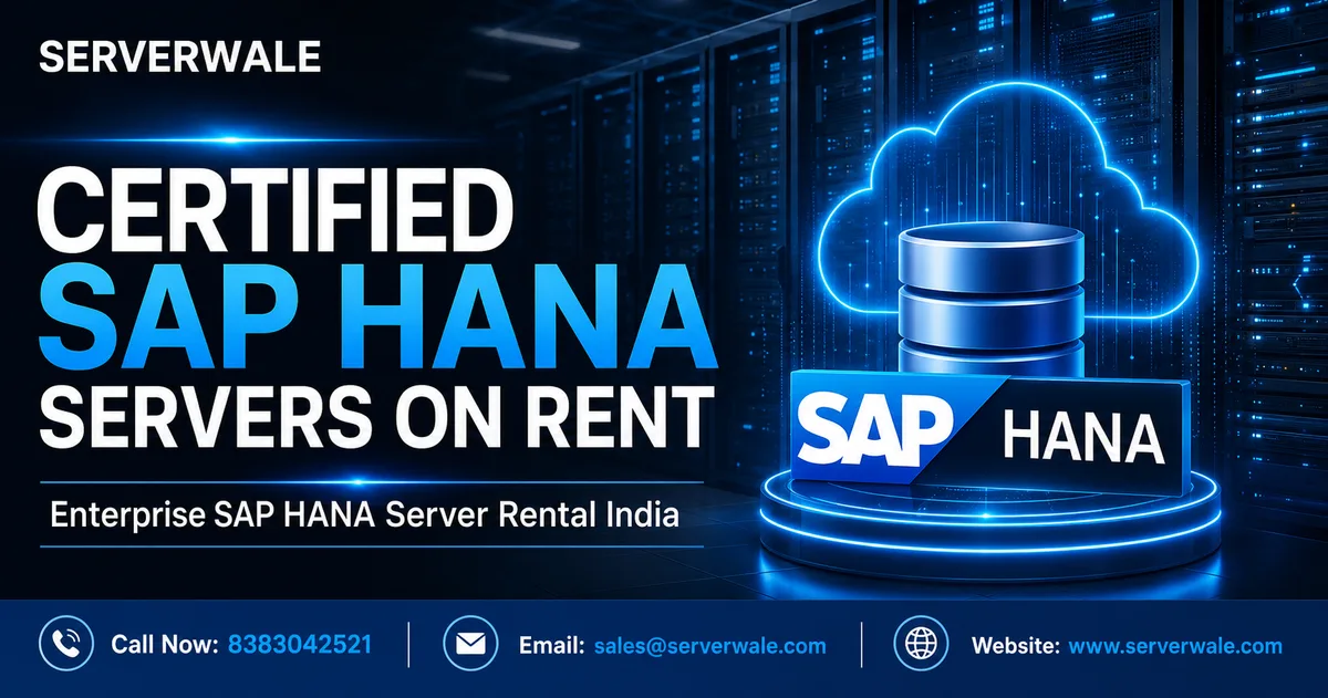 Certified SAP HANA Servers on Rent