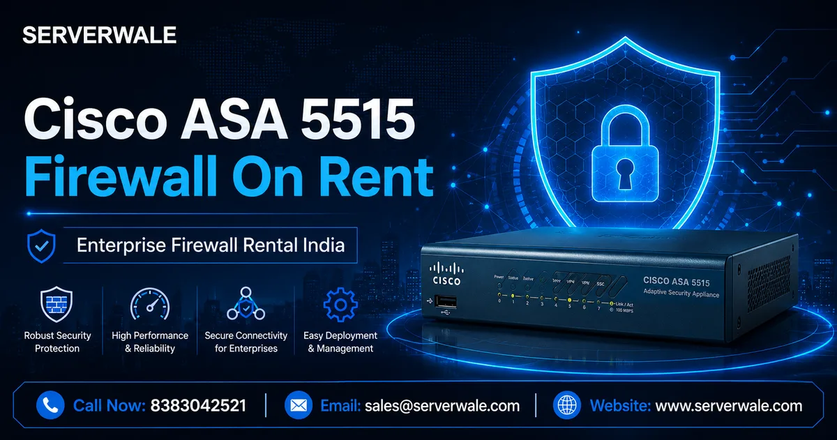 Cisco ASA 5515 Firewall On Rent