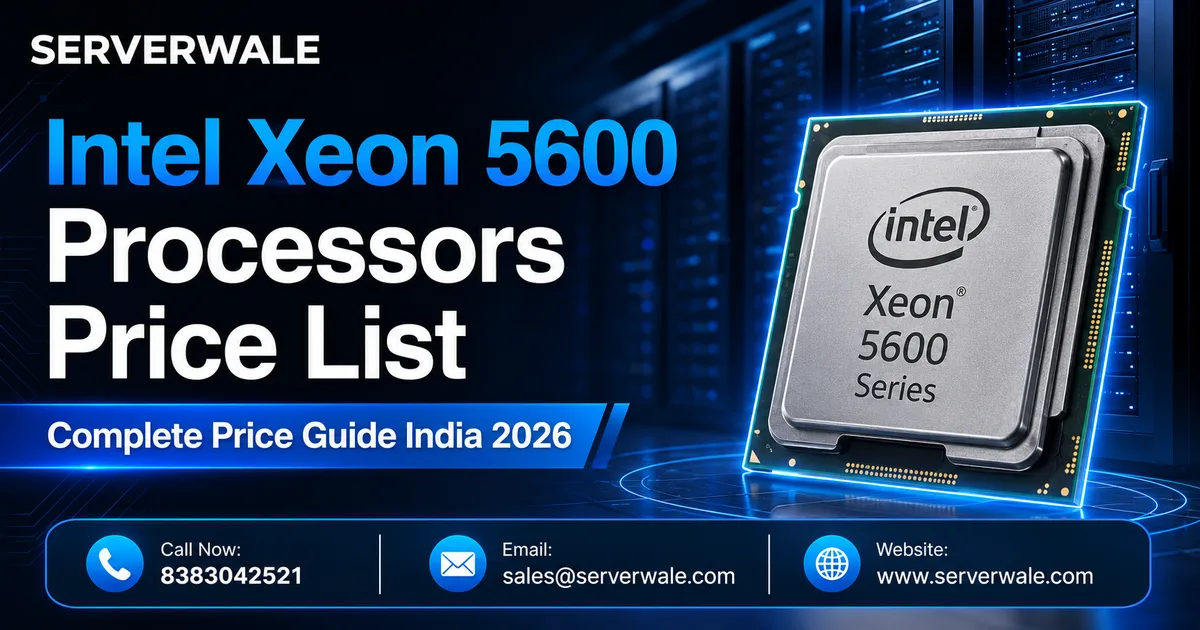 Intel Xeon 5600 Processors Price List India