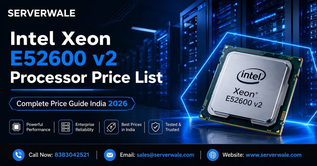 Intel Xeon E52600 v2 Processor Price List