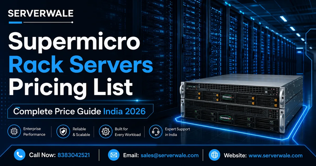 Supermicro Rack Servers Pricing List