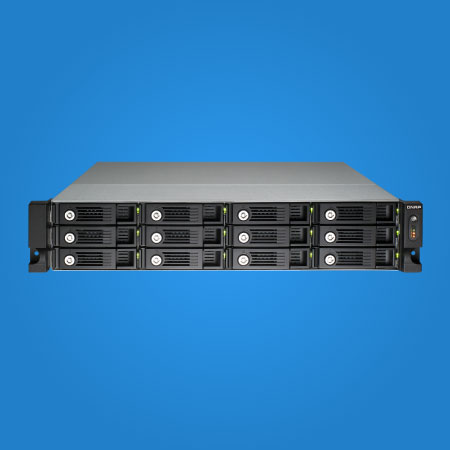 QNAP 12bay 10GbE NAS And iSCSI Server