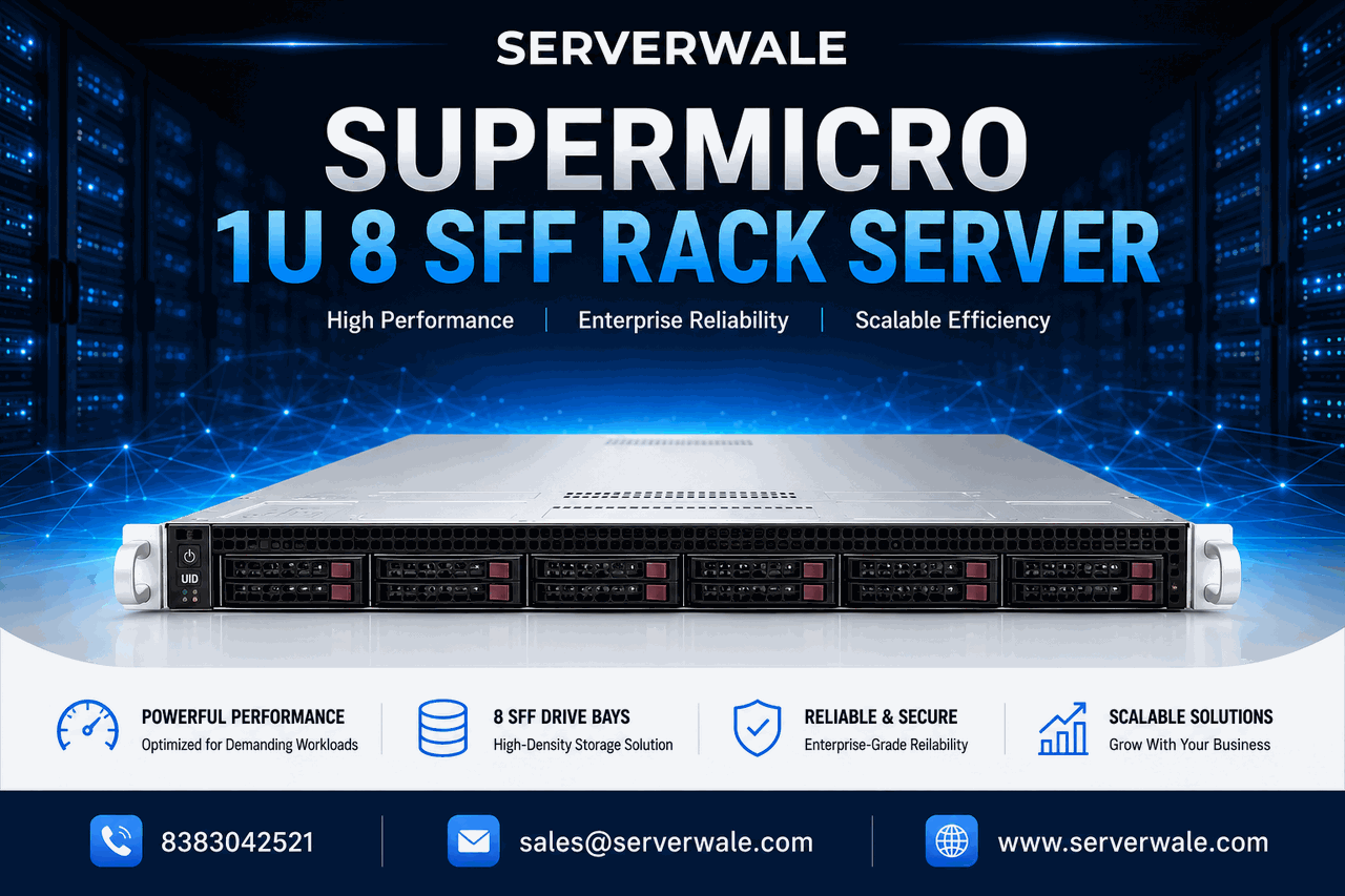 Supermicro 1U 8 SFF Rack Server