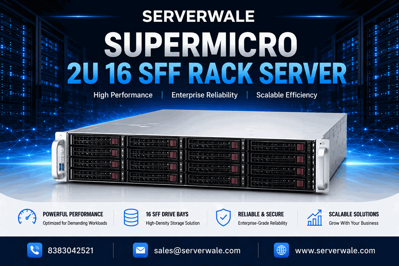 Supermicro 2U 16 SFF Rack server