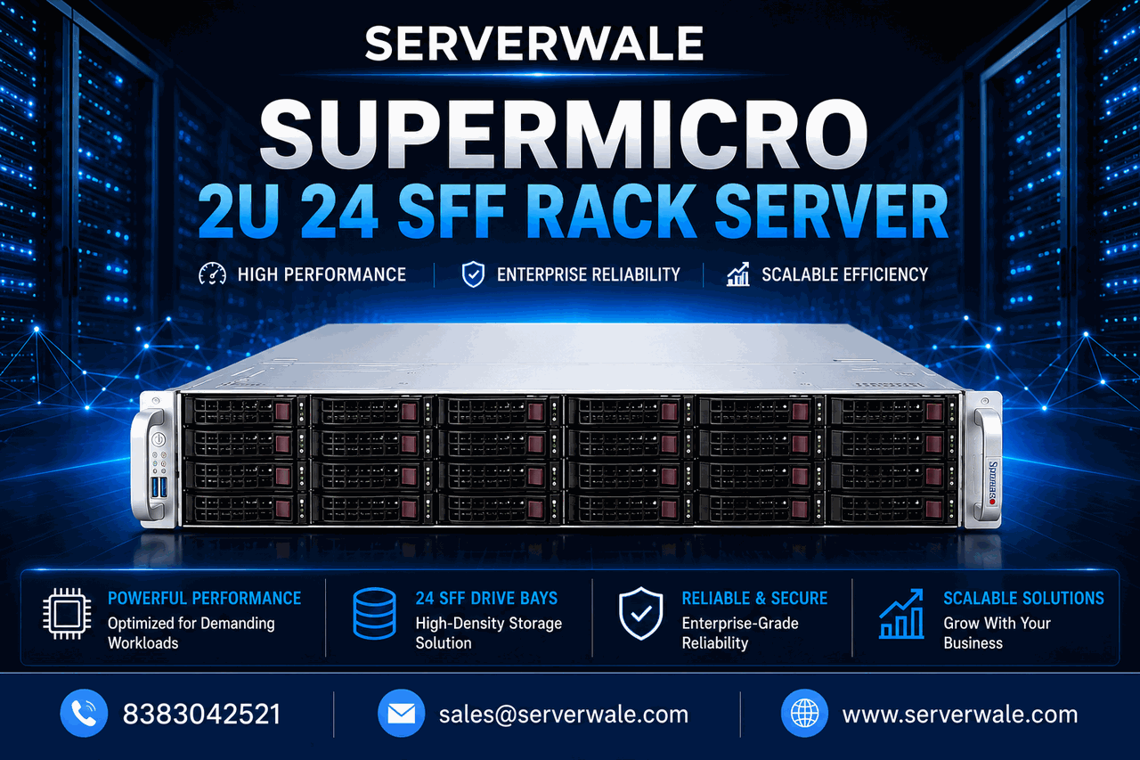 Supermicro 2U 24 SFF Rack server