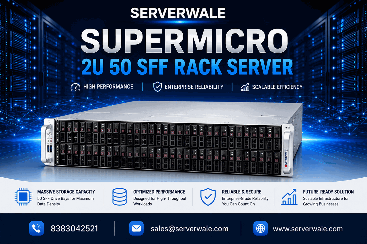 Supermicro 2U 50 SFF Rack Server