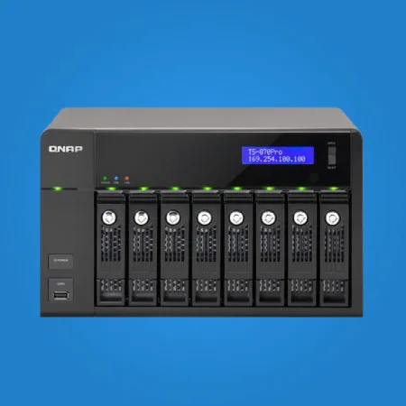 QNAP 8Bay 10GbE iSCSI NAS Storage Server