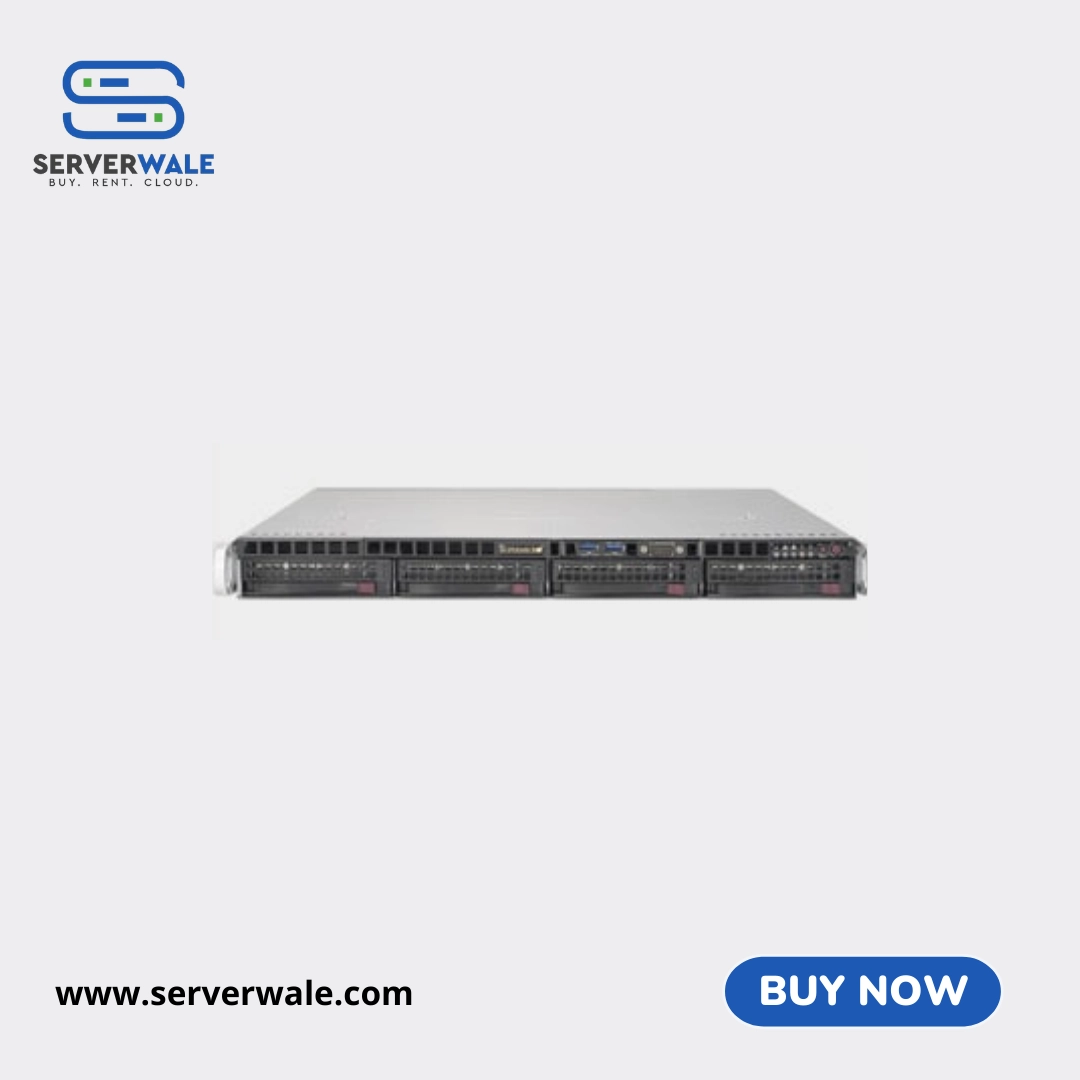 Supermicro 1U 4 LFF Rack Server (Super X10SRW-F)